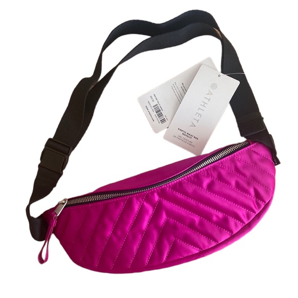 Athleta Bags Nwt Athleta Waist Bag Quilted Pink Poshmark